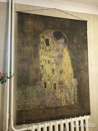 Фото-шторы Поцелуй Густав Климт, куплена в Икее
