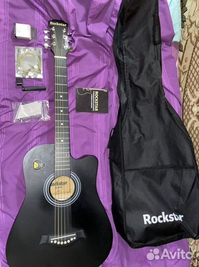 Акустическая гитара Rockstar (набор)