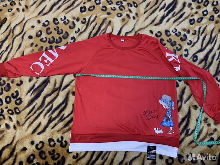Стильные Свитшоты с принтом, новые, 48-56