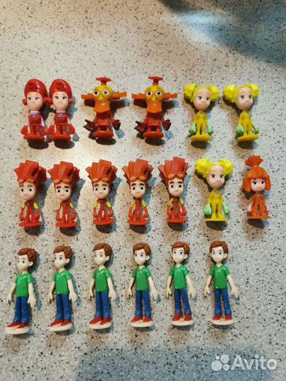 Фиксики из Чупа чупс киндеры