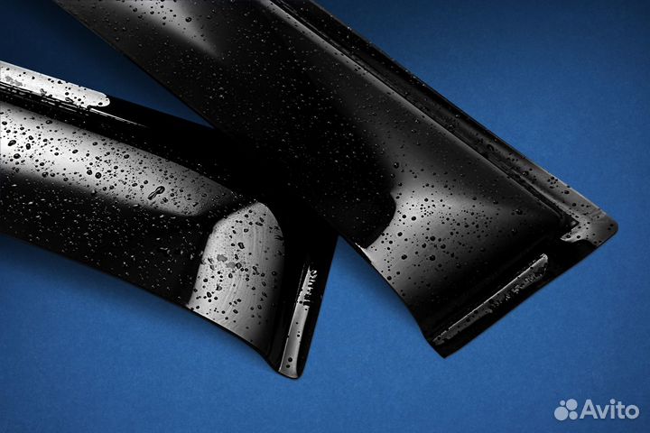 Дефлектор окон (накладной скотч 3М) 4 шт. nissan X-trail I (Т30) 2000-2007 кроссовер / Ниссан Х Трей