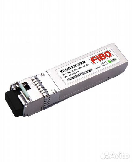 SFP модуль 100Mb, 2x5, WDM 20км 1550nm