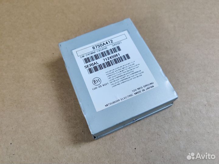 8750A412 Can-box Mitsubishi для магнитолы mmcs