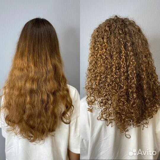 Модель на биозавивку волос