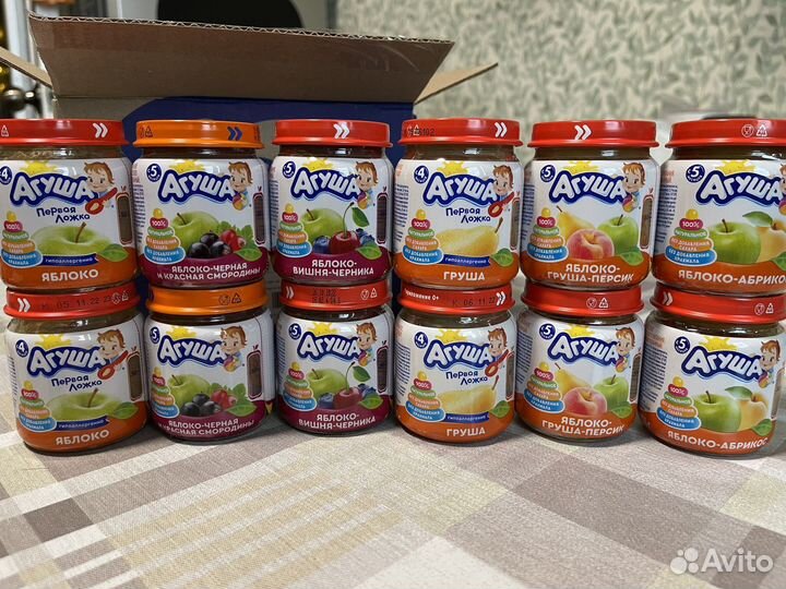 Пюре фруктовое Агуша