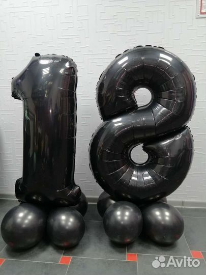 Воздушные шары цифры