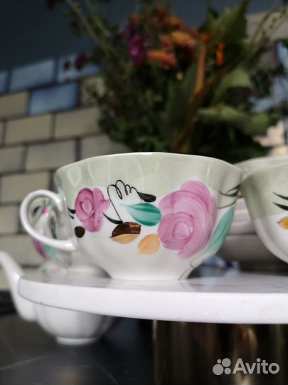 Сервиз чайный Дулево пионы