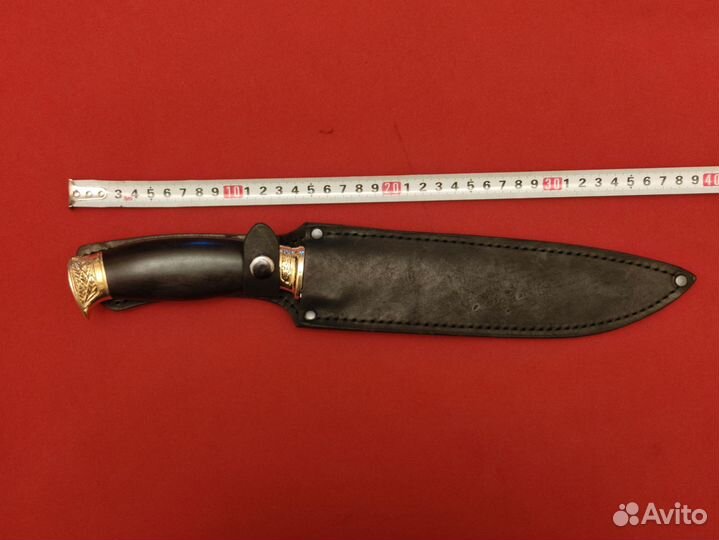 Нож Казачий Пластунский, сталь Х12мф, Ковка,HRC62