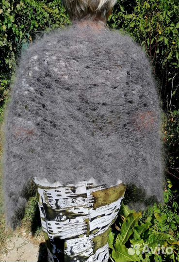 Палантин пуховый шарф