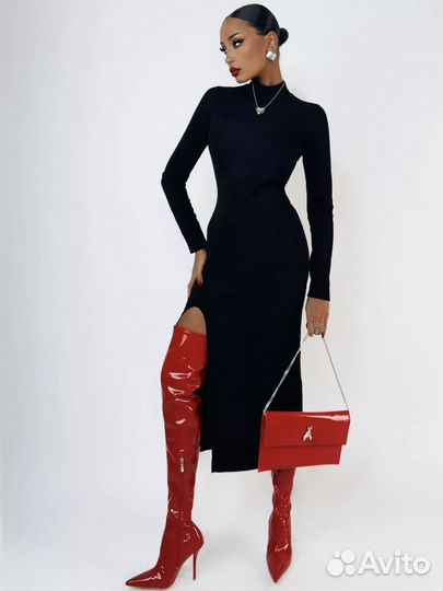 Платье лапша длинное