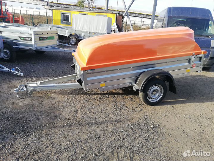 Прицеп легковой Автос с пластиковой крышкой