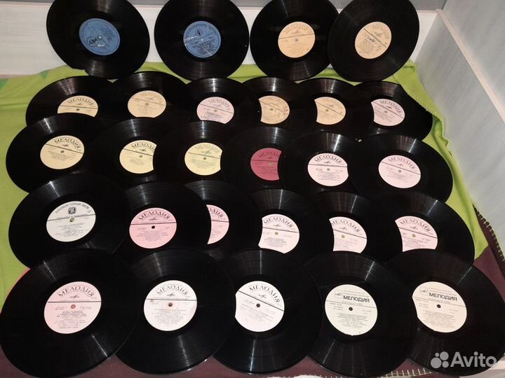 Виниловые пластинки СССР 69 шт