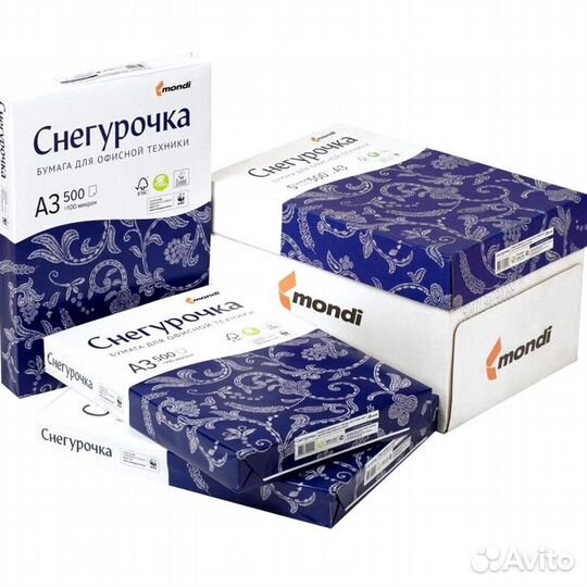 Бумага А3 Снегурочка - оптом