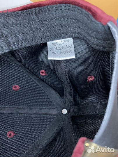 Кепка бархатная бордовая