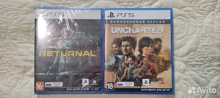 Диски, игры PlayStation 4,5