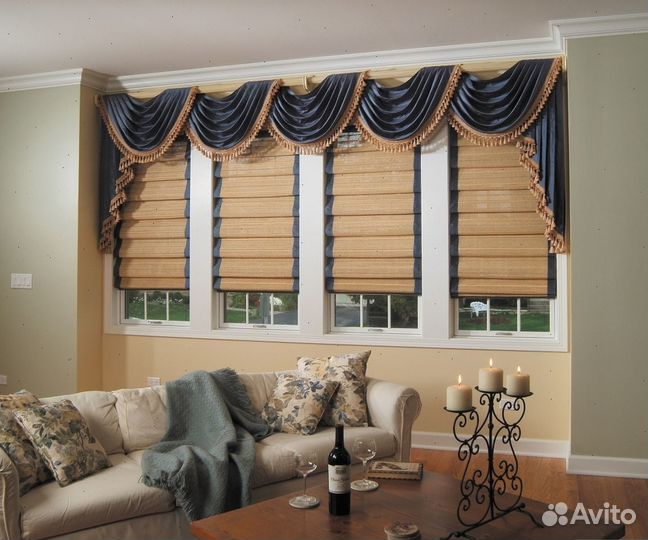 Римские шторы. Замер, доставка, монтаж