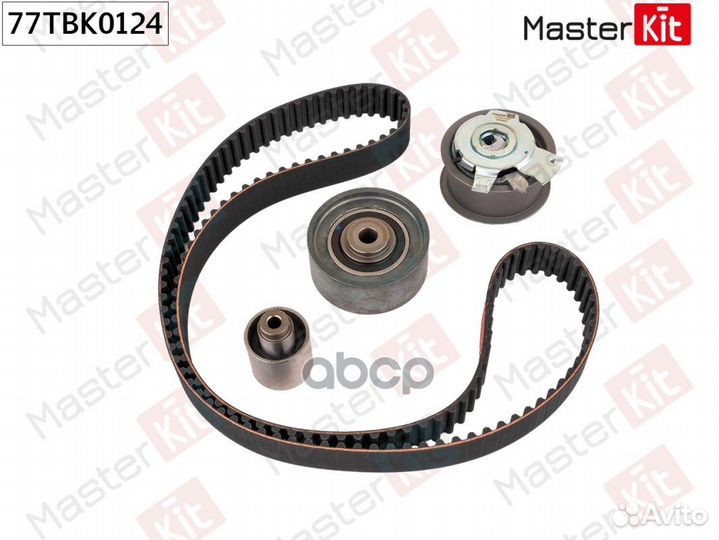 Комплект ремня грм VAG 2.0TDI 03- 77TBK0124 Mas