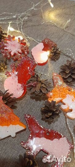 Новогодние игрушки ручной работы