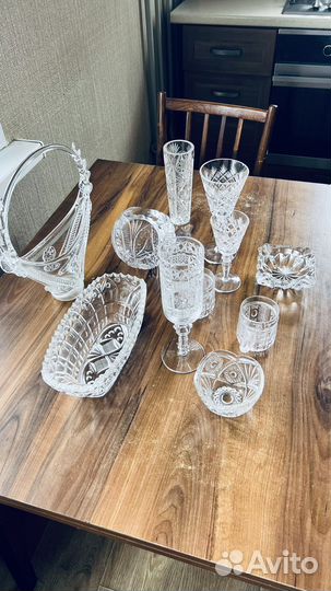 Хрусталь СССР в ассортименте