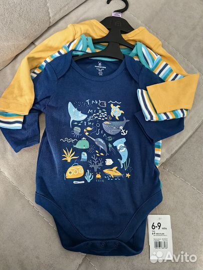 Новые боди mothercare 62,68, 74, 80, 86 см