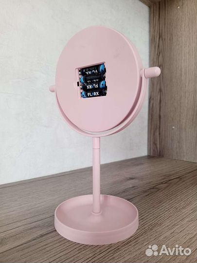 Зеркало настольное с подсветкой