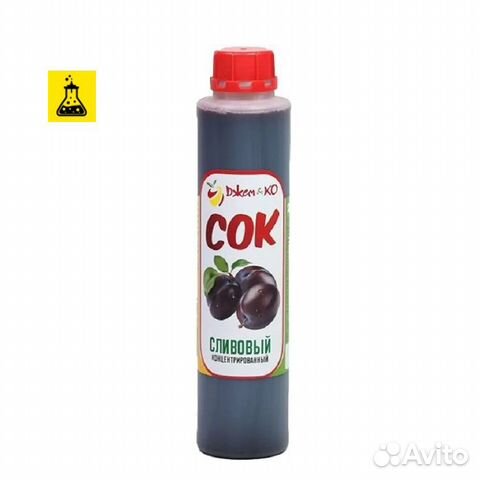 Сок концентрированный сливовый, 1л