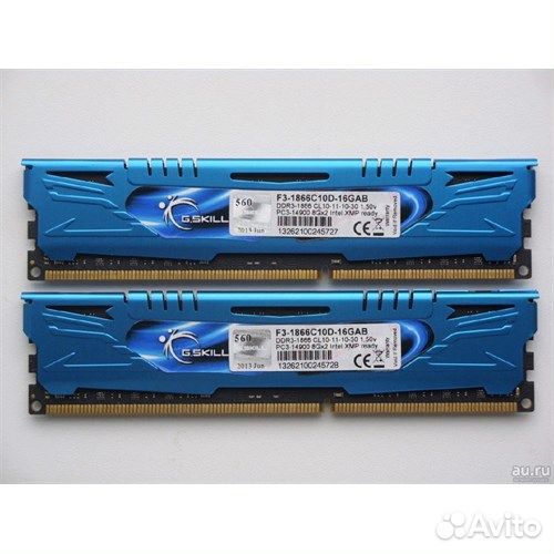 Оперативная память G.SKill Ares DDR3 2x8GB 2400