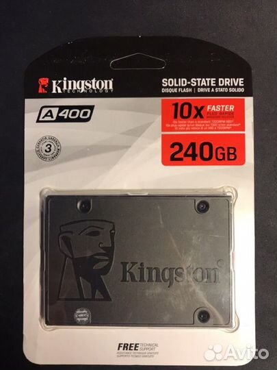 240 гб Внутренний SSD - диск Kingston A400