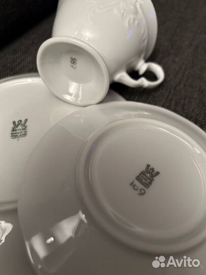 Чашка с блюдцем Wawel Poland 50год