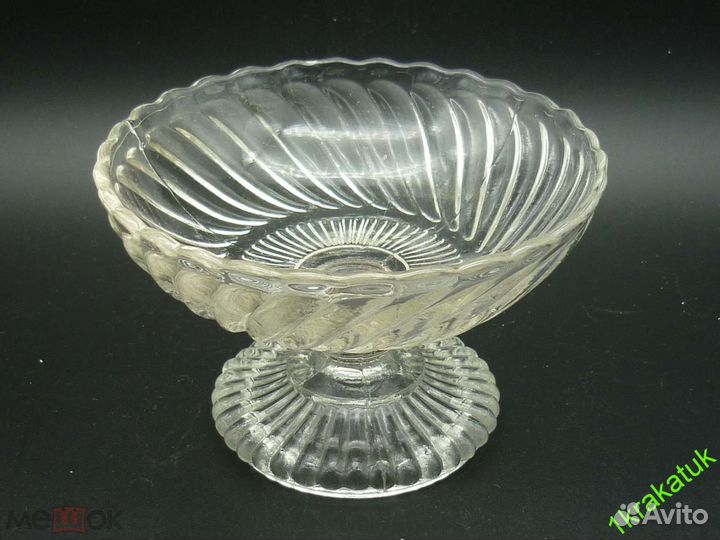 Ваза для варенья русское стекло. Конец 19 века