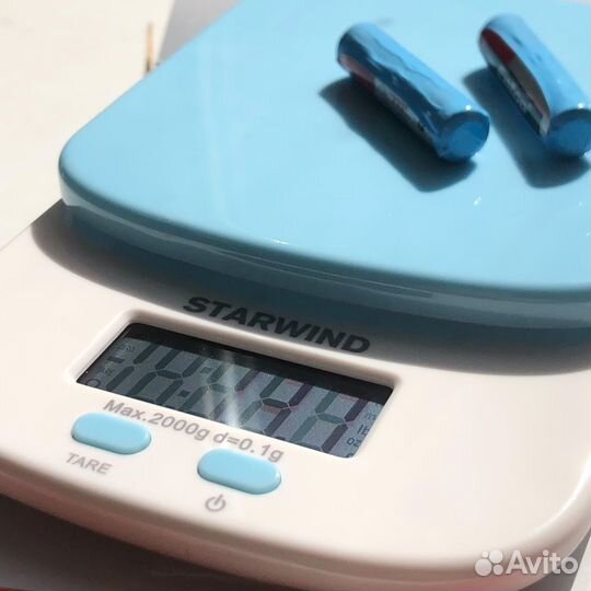 Весы кухонные электронные до 2кг (точность 0,1г)