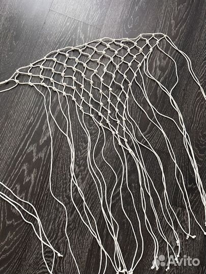 Шаль платок сетка макраме