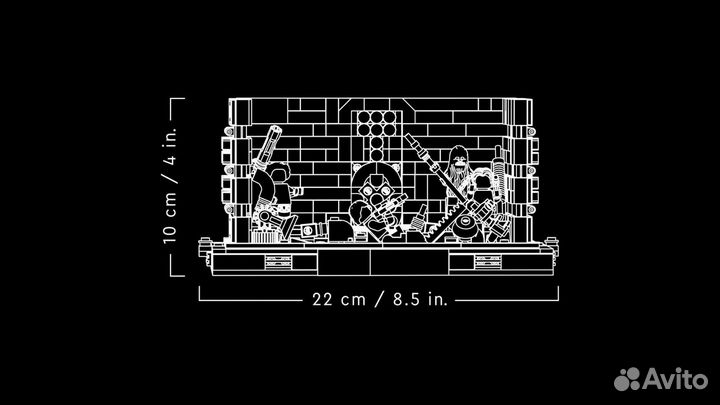 Новый Lego 75339 Уплотнитель мусора Звезды Смерти