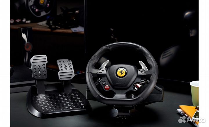 Руль и педали Trustmaster T80 Ferrari 488 PS4 PS5