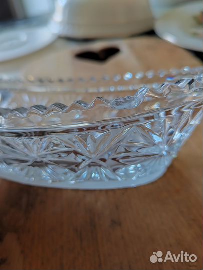 Ваза хрустальная