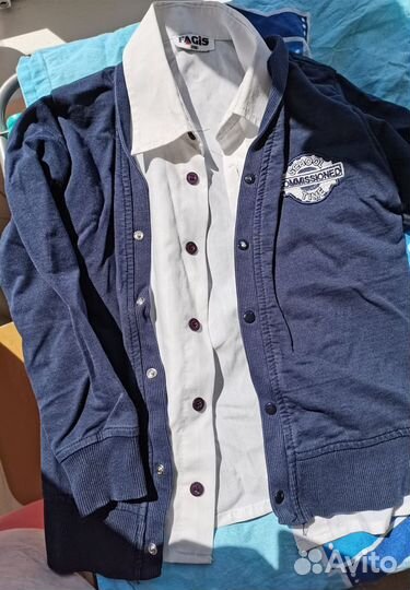 Детские вещи пакетом для мальчика 110-116