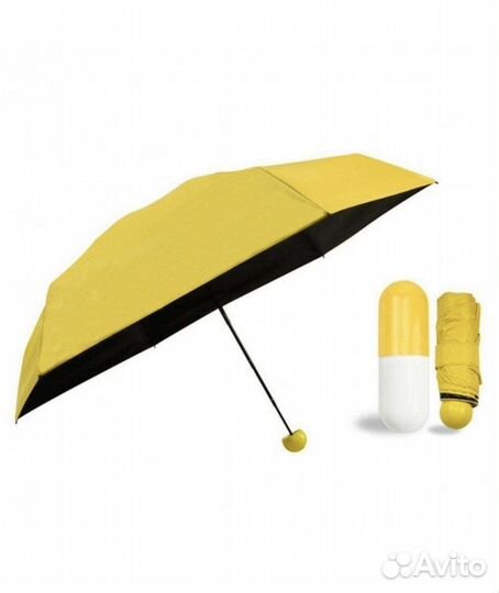 Мини зонт в капсуле