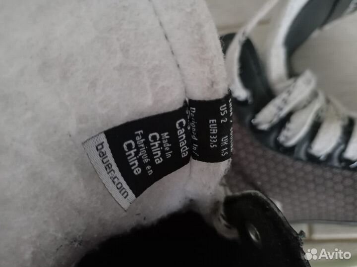 Коньки хоккейные Bauer 33,5 размер