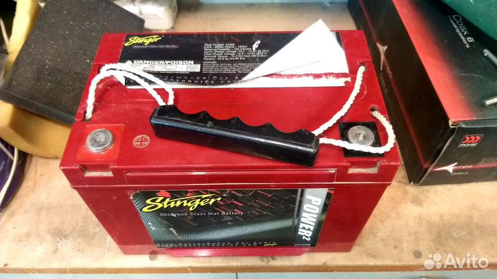 Акб agm stinger 12v