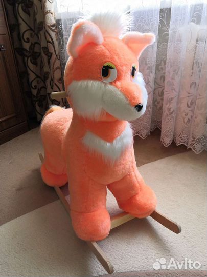 Детская качалка лисенок