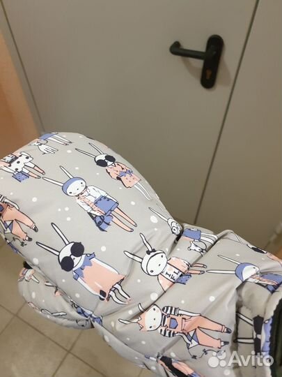 Муфта варежки на коляску мимими