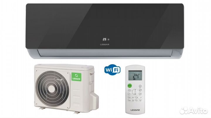 Сплит-система Lessar 09 серия Ego, черный