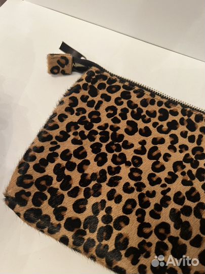 Сумка клатч женская Zara под леопарда