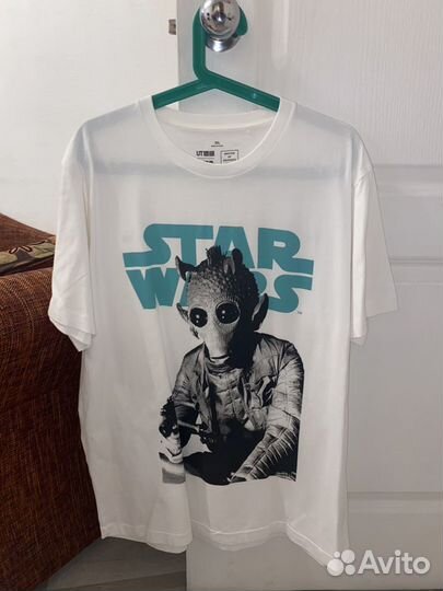 Футболка белая Uniqlo Star Wars