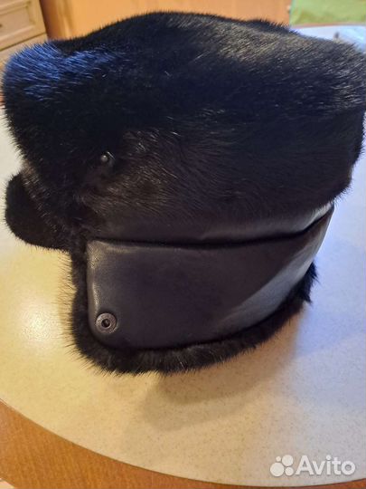Норковая шапка мужская 59