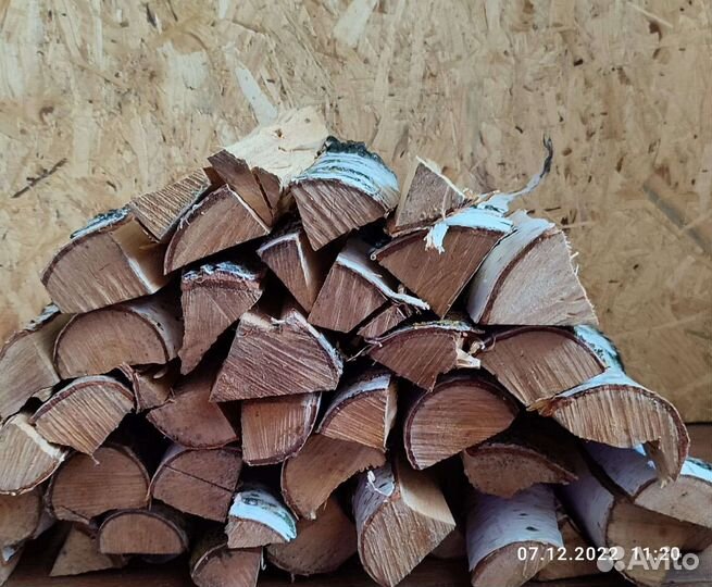 Дрова в мешках берёзовые