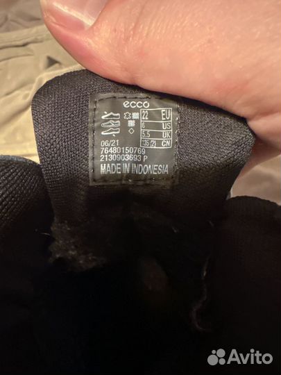 Сапоги детские ecco