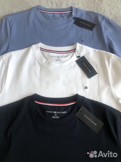 Футболка мужская Tommy Hilfiger голубая