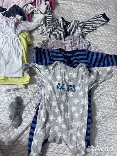 Детские вещи пакетом от 0 до года