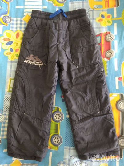 Зимние детские полукомбинезоны усиб